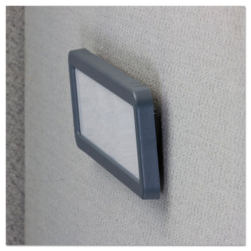 Universal® Recycled Cubicle Nameplate With Rounded Corners, 9 X 2 1-2, Charcoal freeshipping - TVN Wholesale